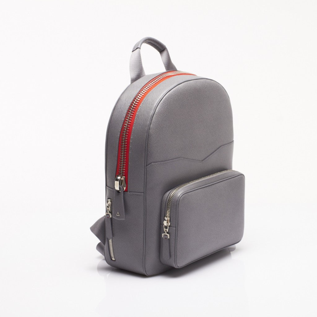 Made in FRANCE DUROC Luxury Backpack in Black Taurillon Leather by Anonyme  Paris