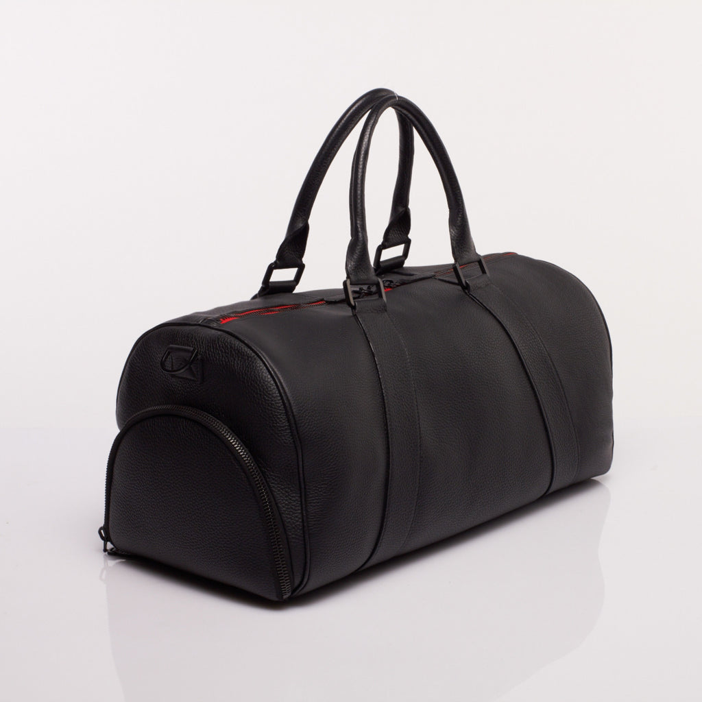 Made in FRANCE DUROC Luxury Backpack in Black Taurillon Leather by Anonyme  Paris