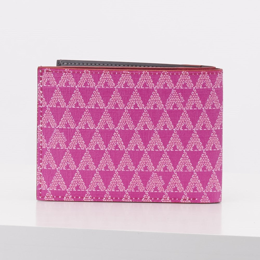 Made in FRANCE Tourny Luxury Wallet in Pink by Anonyme Paris (8