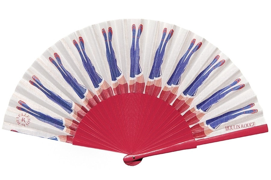 Moulin Rouge hand-fan by Duvelleroy Paris made in FRANCE - La ...